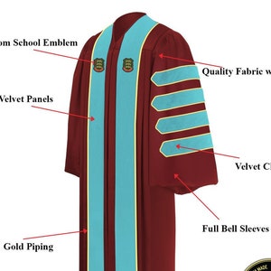 Custom Doctoral Graduation Gown - Etsy