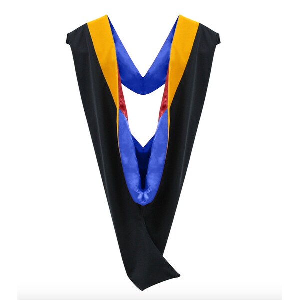 Deluxe Bachelor/Master Hood - Science Gold Velvet - 4 colors available