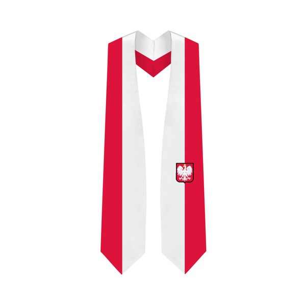 Poland Graduation Stole - Poland Flag Sash