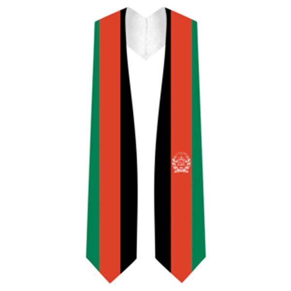 Afghanistan Graduation Stole - Afghanistan Flag Sash