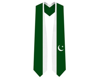 Pakistan Graduation Stole - Pakistan Flag Sash