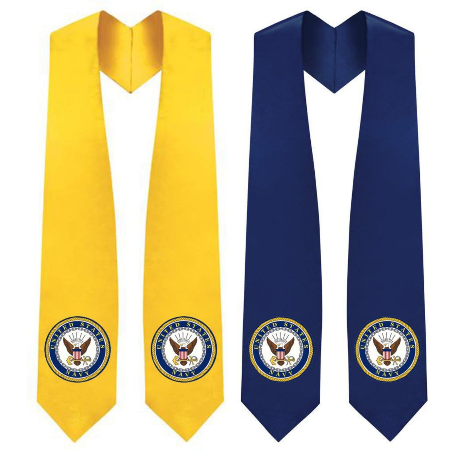 U.S Navy Graduation Stole Etsy