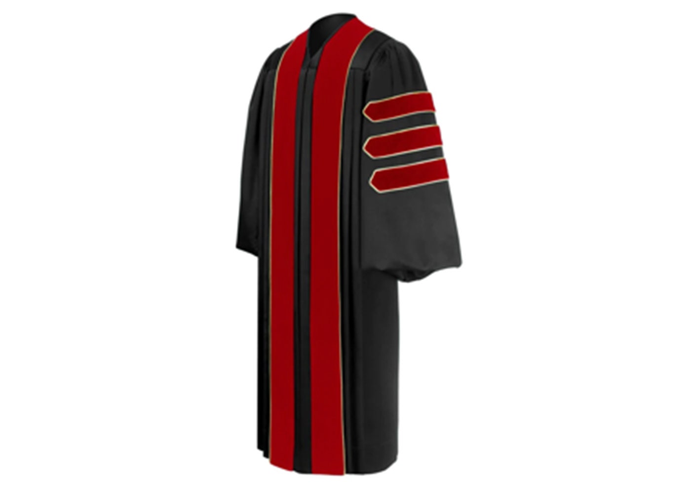 Deluxe Doctoral Graduation Tam, Gown & Hood Package – Academic Hoods