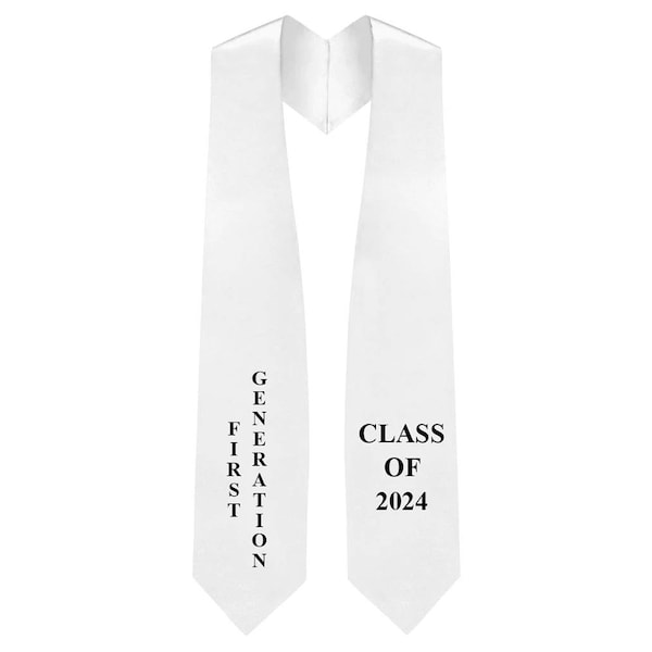 Stola der ersten Generation, weiße Abschlussstola der Klasse 2024
