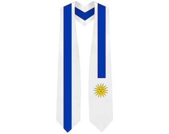 Uruguay Graduation Stole - Uruguay Flag Sash