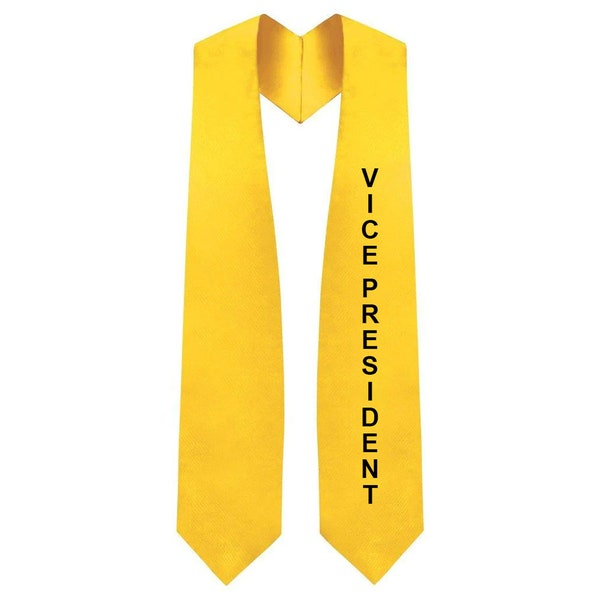 Vice President Class Officer Graduation Stole