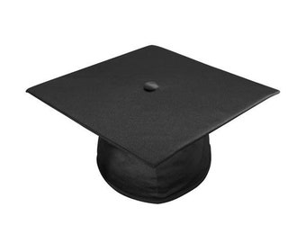 Shiny Black Graduation Cap