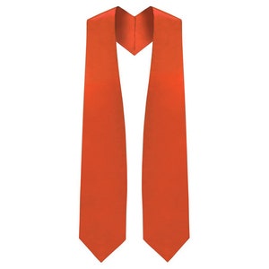 Orange Graduation Stole