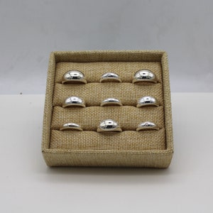 Ring Tray Linen Holds up to 12 Rings, Ring Display, Ring Storage Jewellery Storage, Jewellery Organizer, Drawer Tray Storage Box