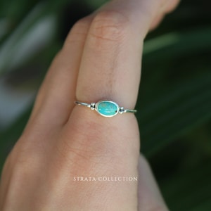 Turquoise and Dots Sterling Silver Ring Turquoise and Dots Sterling Silver Ring