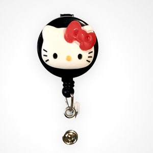 Kitty ID Badge Reel Swivel, Badge Holder
