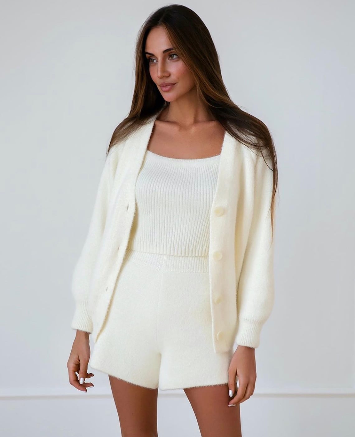 Cashmere Lounge Set Loungewear women Knitted underwear women Etsy