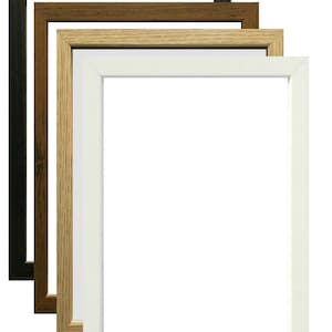 Home Decor Picture Frame 12x16 Natural Wood Frame 30x40cm Wood Crafts  Poster Frame Wall Frame Framing for Art Solidwoodshop 