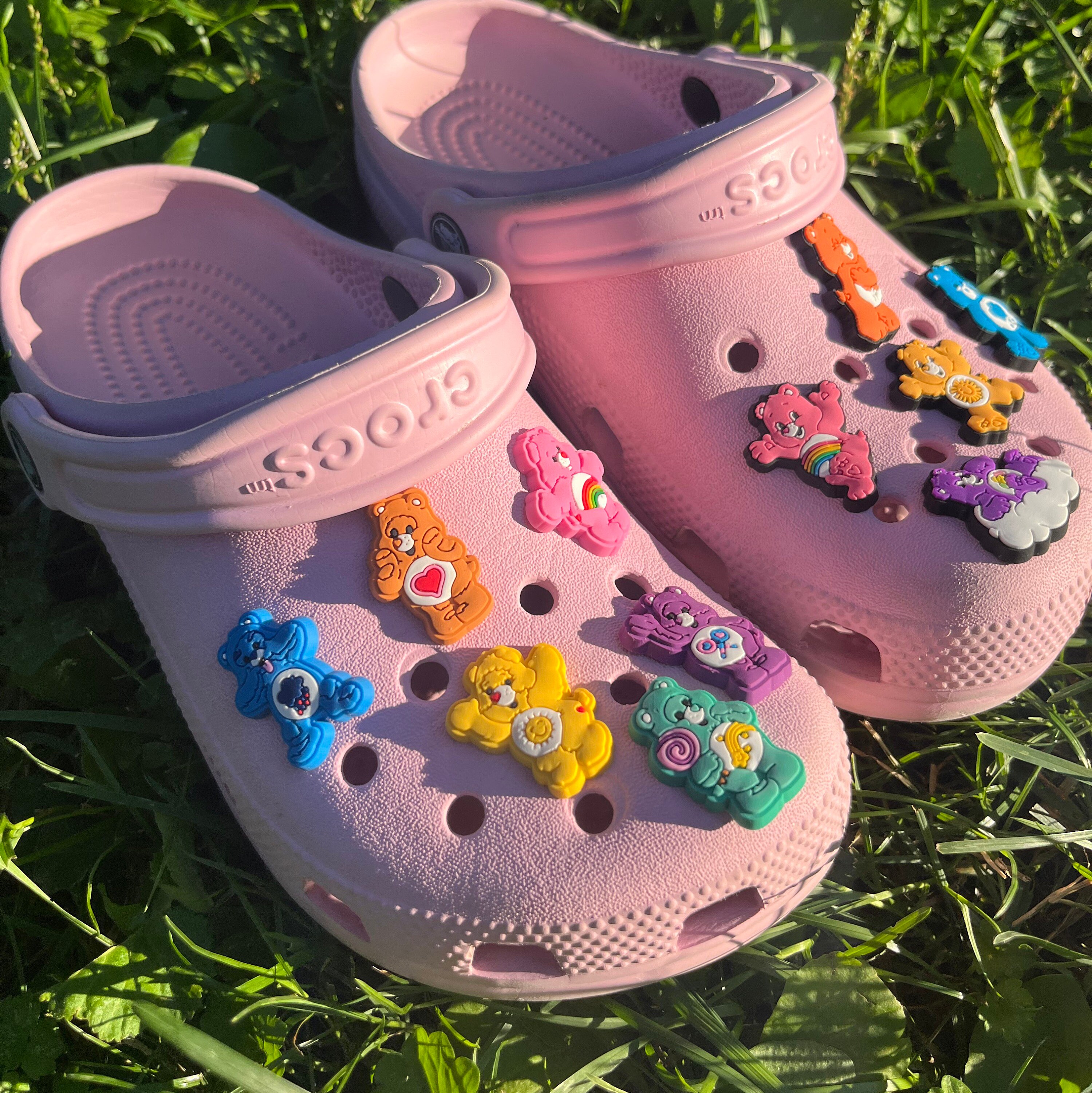 Care Bear Inspired Shoe Charms Cheer Funshine Wish Share - Etsy