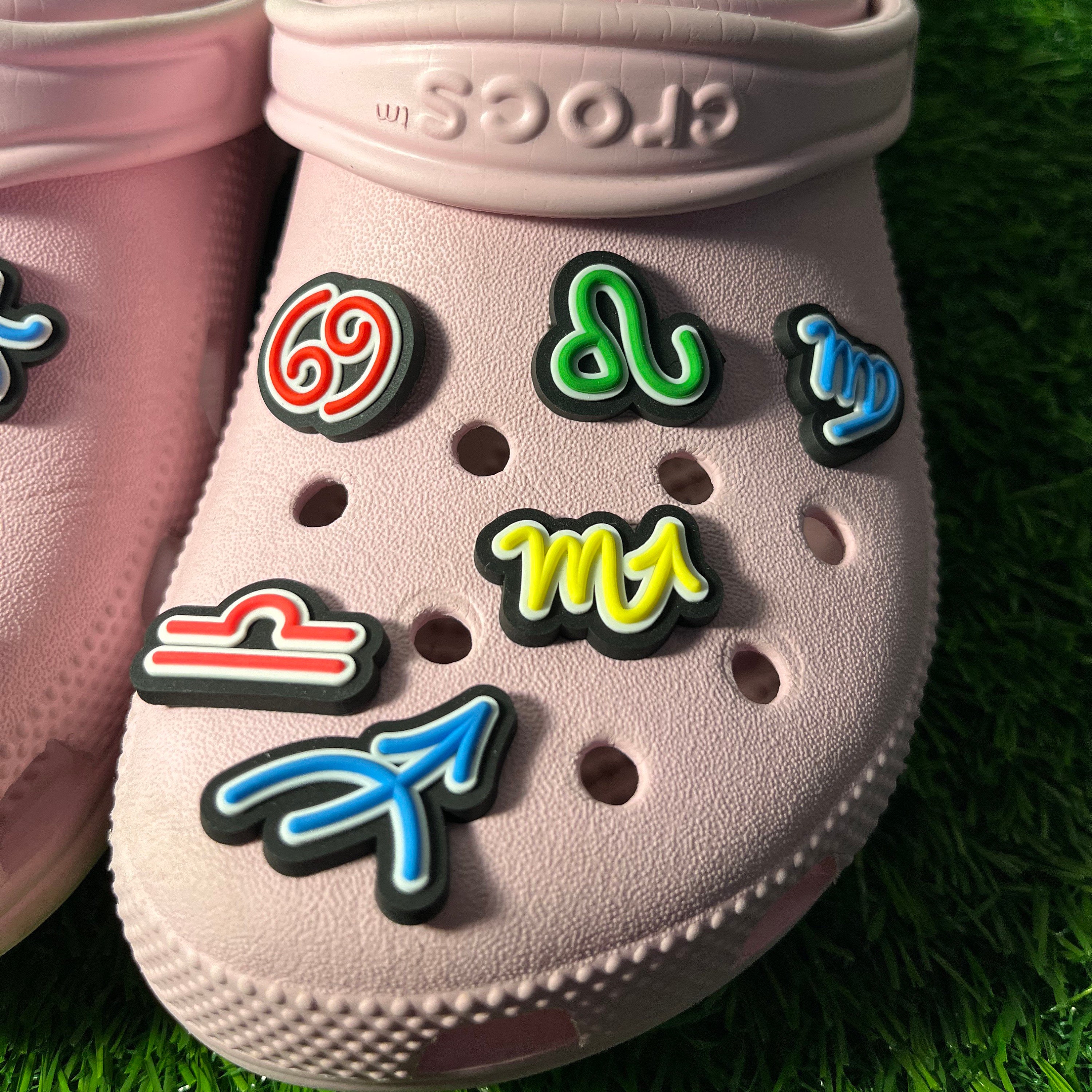 Symbol Zodiac Shoe Charms Compatible With Crocs Gemini Etsy