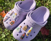 Liquor bottle shoe charms compatible with crocs Pink Whitney , Patron, Hennessy , Corona