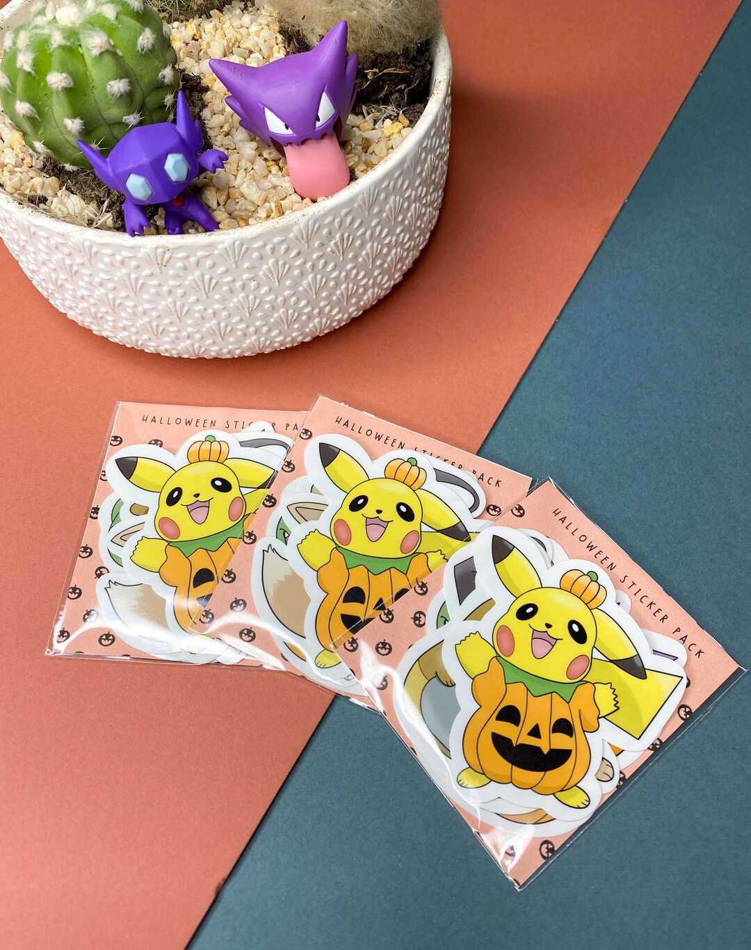 Pokemon Halloween Sticker Pack // Vinyl Stickers Pokemon Etsy UK