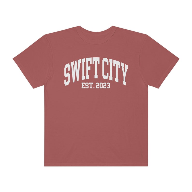 Swift City Est. 2023 The Eras Tour Glendale, AZ Touristy Inspired Comfort Colors Unisex Garment-Dyed T-shirt Comfy, Casual, Cute, Style Cumin