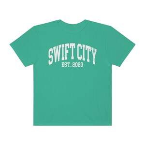 Swift City Est. 2023 The Eras Tour Glendale, AZ Touristy Inspired Comfort Colors Unisex Garment-Dyed T-shirt Comfy, Casual, Cute, Style Grass