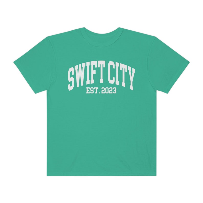 Swift City Est. 2023 The Eras Tour Glendale, AZ Touristy Inspired Comfort Colors Unisex Garment-Dyed T-shirt Comfy, Casual, Cute, Style Grass