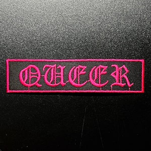 Queer Embroidered Patch