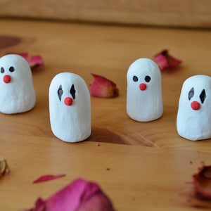 Clown Ghosties | Ghost | Spooky Home Decor | Gothic | Boo | Halloween | Circus | Clowns | Red Nose | Spooky Gift | Clowncore