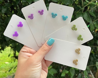 Pendientes de resina de oreja de ratón Princess Mini Hechos a mano