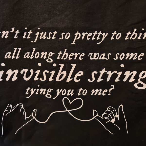 Taylor Swift inspirada en el bolso de mano invisible cuerda algodón folclore cada vez más