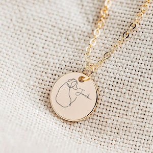 Custom Dog Necklace, Personalized Dog memorial gift, Pet Remembrance Gift, Loss Of Pet Gifts for Dog mom Labrador lover