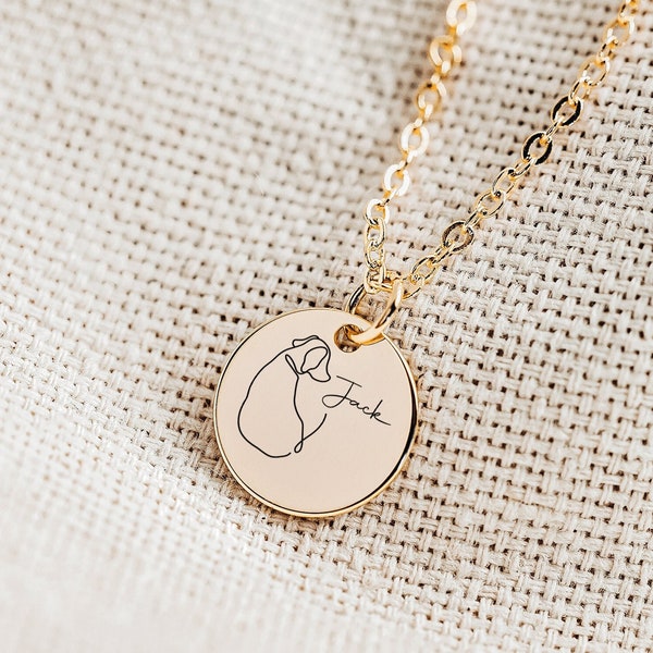 Custom Dog Necklace, Personalized Dog memorial gift, Pet Remembrance Gift, Loss Of Pet Gifts for Dog mom Labrador lover