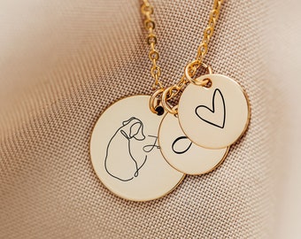 Dog Name Necklace - Etsy