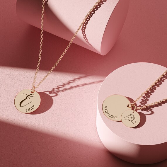 Engraved Jewelry for Women Necklace for 