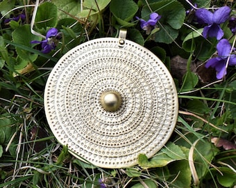 Sun Pendant Norse Viking Solar Pagan amulet Replika Large Handforged  Necklace gift for Mom