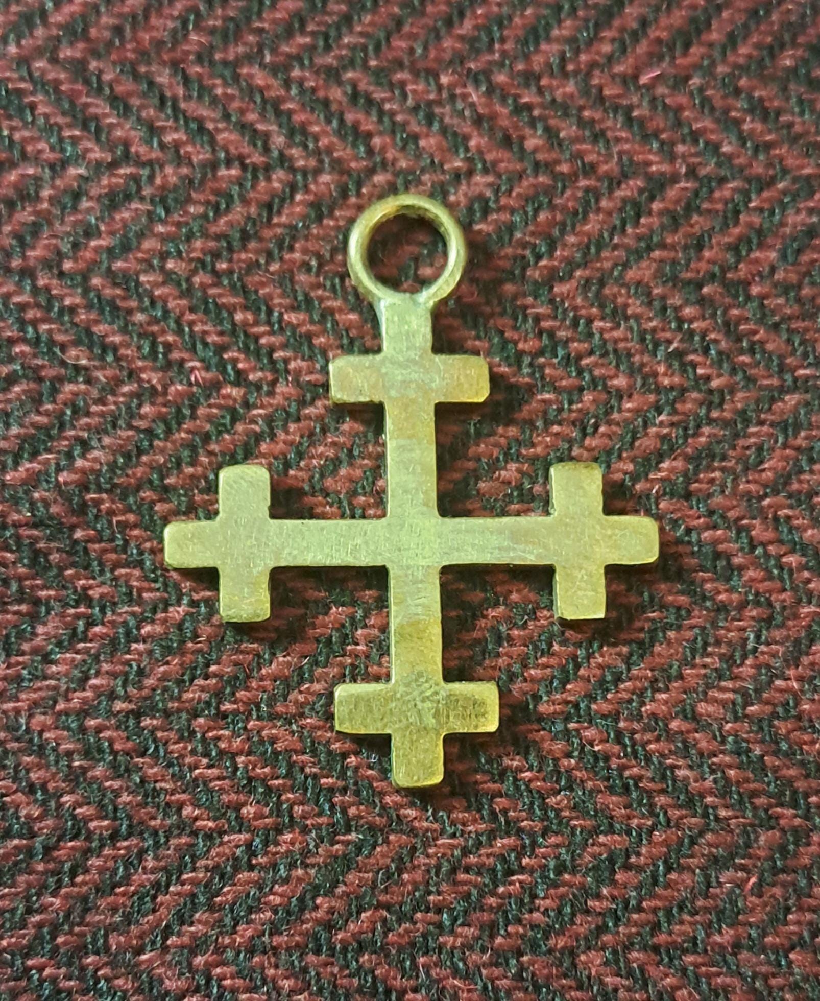 Germanenschmuck - Ciondolo a forma di croce di ferro (ciondolo in argento anticato Germanenschmuck - Ciondolo a forma di croce di ferro (ciondolo in argento anticato