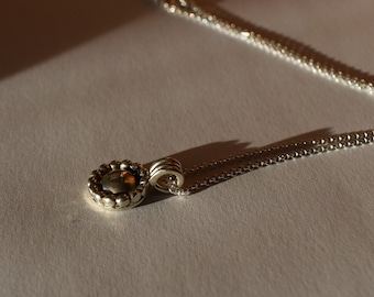 Anglo Saxon Bulla pendant 6 - 7 century, Sterling Silver  pendant