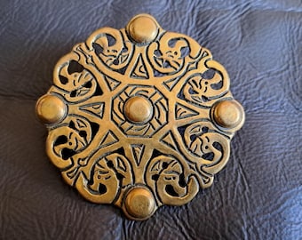 Viking Age Anglo Saxon  Disc Brooch  Fibula  Historical replica