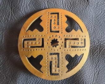 Gotland Style Viking Age Round Circle Brooch