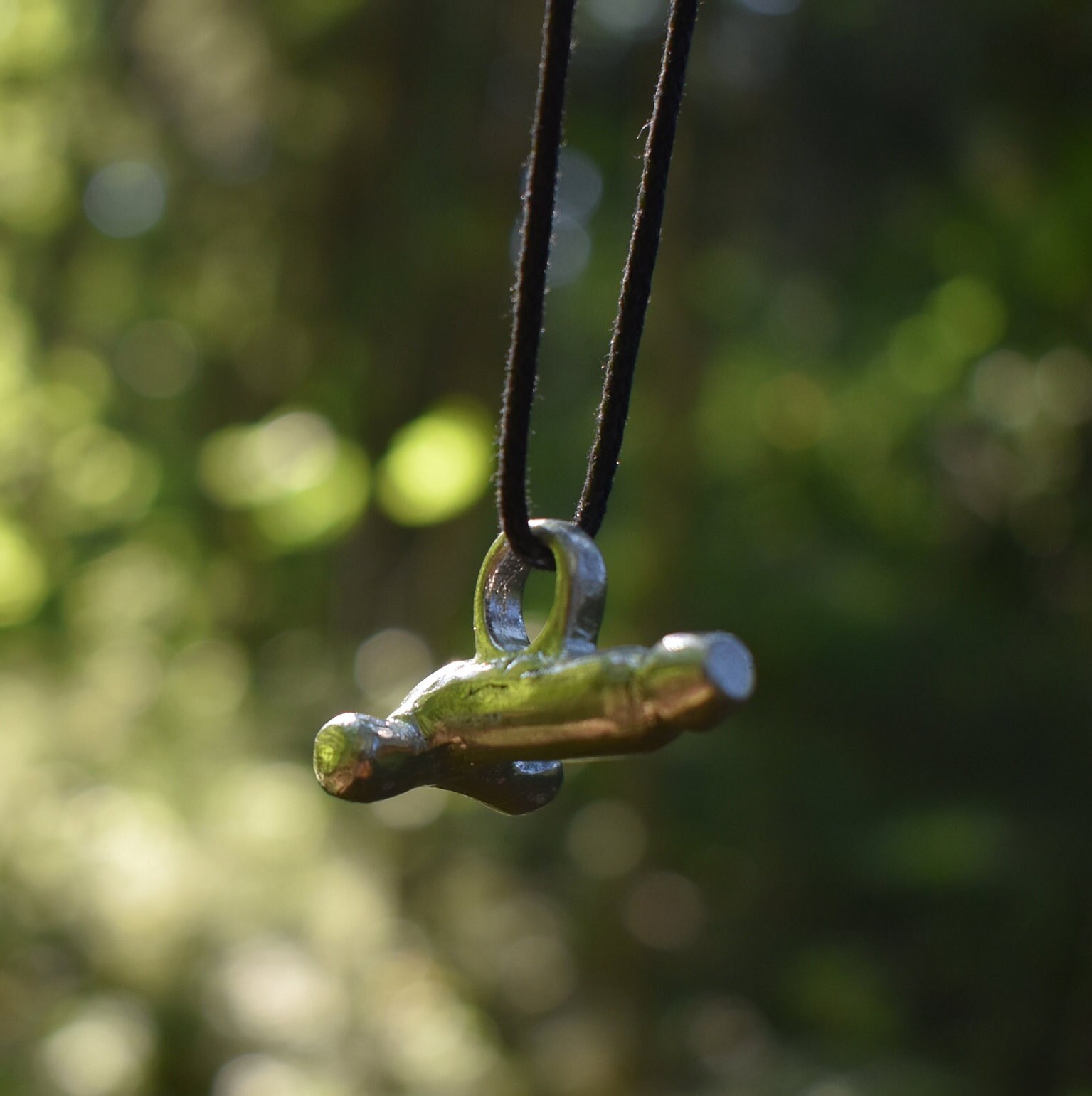 Roman Phallus Pendant Replica , Bronze Dick Necklace, Gift for Man 