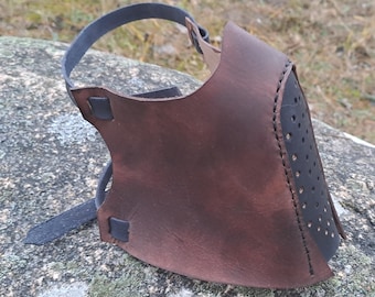 Leather Sci-Fi Futuristic Post Apocalyptic Biker Mask