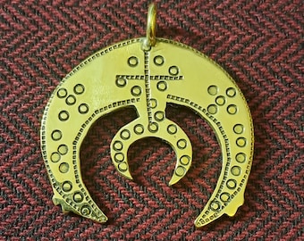 Maanvormige hanger Lunula sikkelmaan Pagan Viking-amuletketting