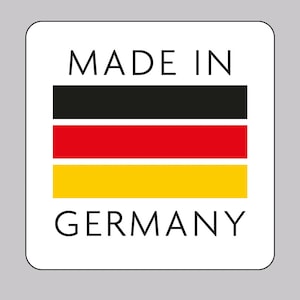 Etikettenvorlage  MADE IN GERMANY  pdf datei in high resolution, Digitaler Download, sticker 64 x Nutzen pro bogen