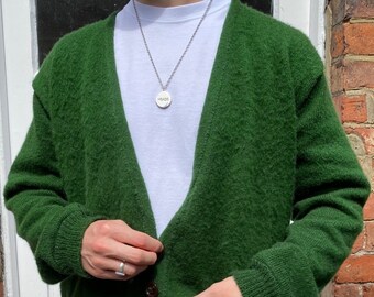mohair cardigan mens