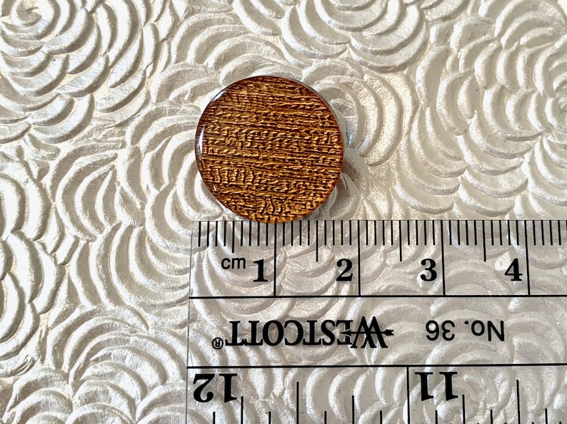 Copper Bronze Color Plastic Shank Buttons set of 15