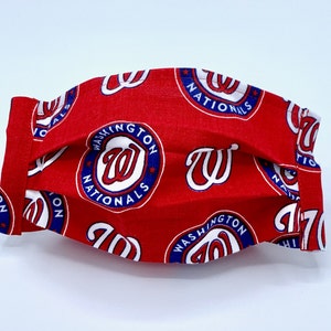 Washington Nationals Face Mask: Adult Baseball Mask with Filter Pocket