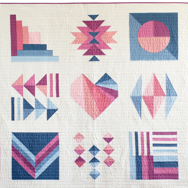 Modern Quilt Pattern - Etsy