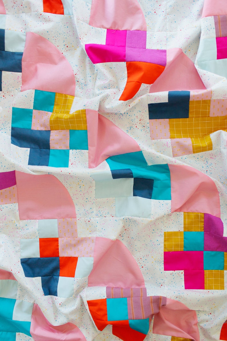 Plus Sign Quilt Pattern Modern Quilt Pattern Modern Plus Etsy