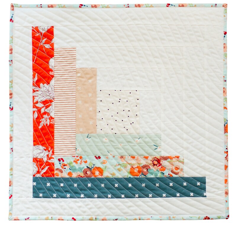 Modern Baby Quilt Pattern Modern Sampler Quilt Pattern LOVE Baby Quilt Pattern Sampler Quilt Pattern Kinfolk Baby PDF quilt pattern image 6