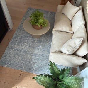 Dollhouse Area Rugs - The Cottage Collection | 1:12 Scale Miniature Rugs | 4"x 6", 6"x9" Doll House Decorative Canvas Rugs Bild 10