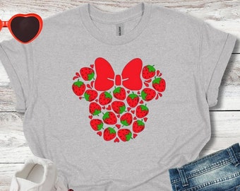 Strawberry Mouse Head Shirt