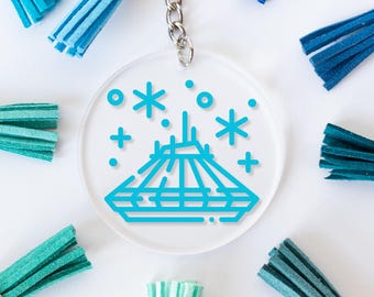 Space Mountain Keychain